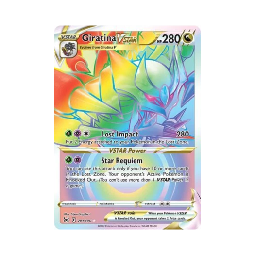 포켓몬 TCG 기라티나 VSTAR RR 로스트 오리진 (영문판)
