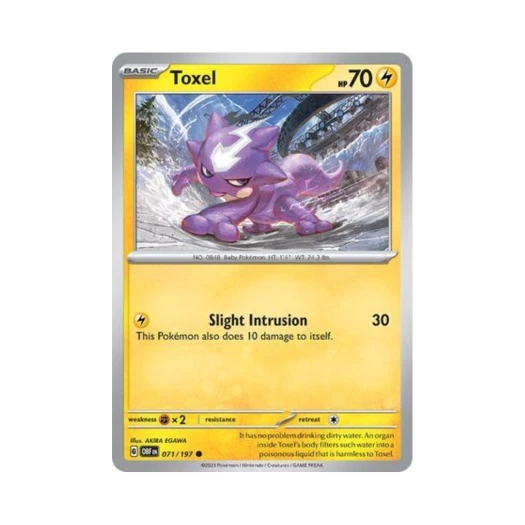 Pokemon TCG Toxel C Obsidian Flames (English Ver.)
