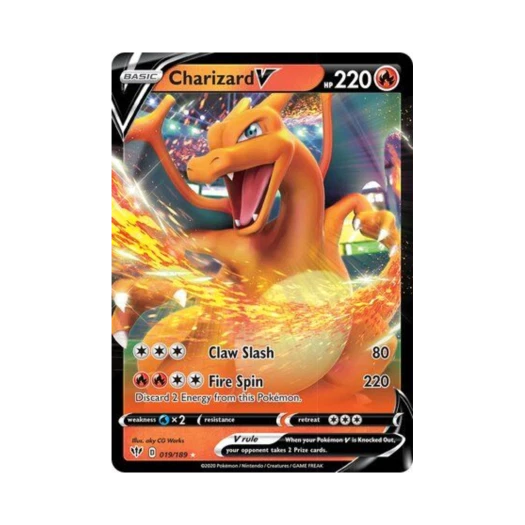 Pokemon TCG Charizard V HRV Darkness Ablaze (English Ver.)