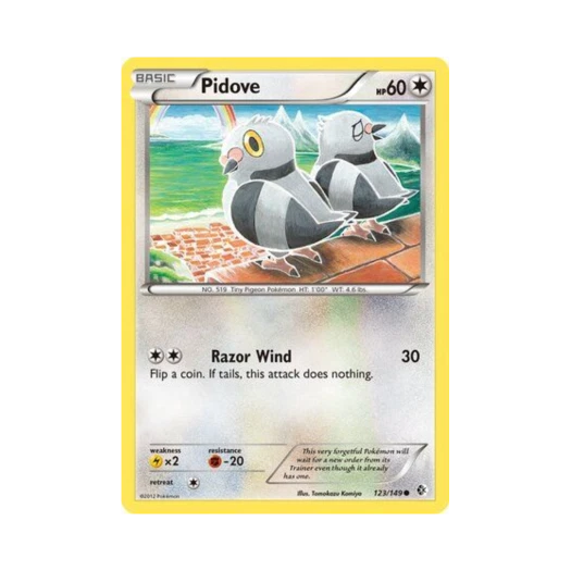 Pokemon TCG Pidove C Boundaries Crossed (English Ver.)