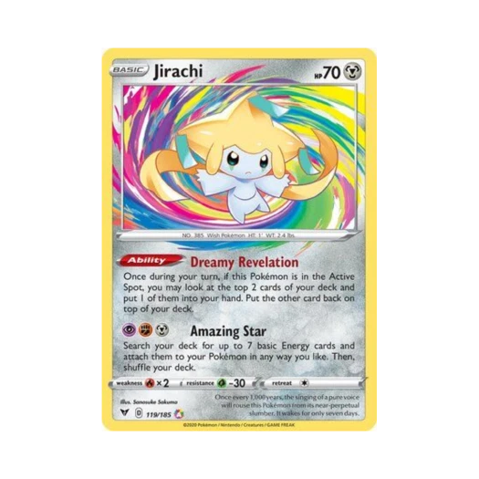 포켓몬 TCG 지라치 AR 비비드 볼티지 (영문판)