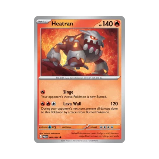Pokemon TCG Heatran U Pitch Black (English Ver.)