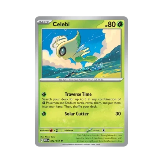 Pokemon TCG Celebi U Mega Evolution (English Ver.)