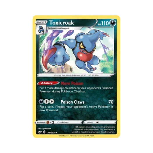 포켓몬 TCG 독개굴 RH 소드 & 실드 (영문판)