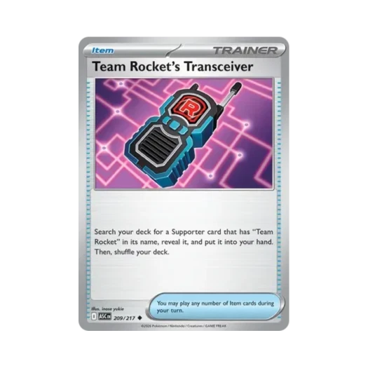 포켓몬 TCG 로켓단의 리시버 I 메가 에볼루션 어센드 히어로즈 (영문판)