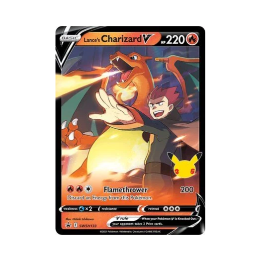 포켓몬 TCG 목호의 리자몽 V 점보 P 소드 & 실드 프로모카드 (영문판)