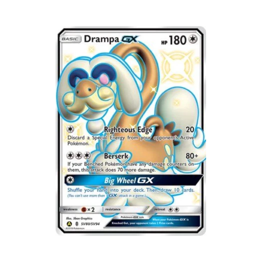 Pokemon TCG Drampa GX RSG Hidden Fates (English Ver.)