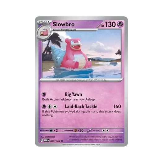 Pokemon TCG Slowbro U Scarlet & Violet 151 (English Ver.)
