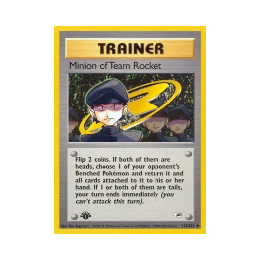 포켓몬 TCG 미니언 오브 로켓단 U 짐 히어로즈 (영문판)