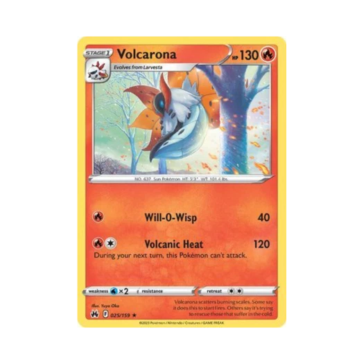 포켓몬 TCG 불카모스 R 크라운 제니스 (영문판)
