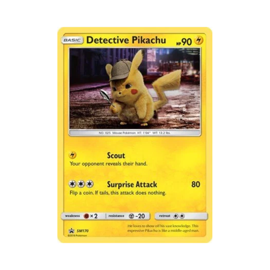 Pokemon TCG Detective Pikachu P Sun & Moon Promos (English Ver.)