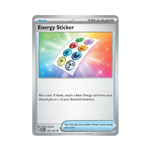 Pokemon TCG Energy Sticker U Scarlet & Violet 151 (English Ver.)