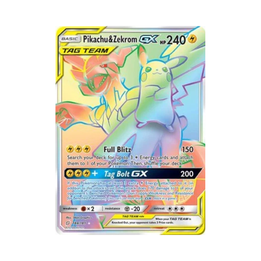 Pokemon TCG Pikachu & Zekrom GX RR Team Up (English Ver.)