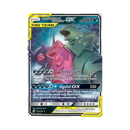Pokemon TCG Mega Sableye & Tyranitar GX RHG Unified Minds (English Ver.)