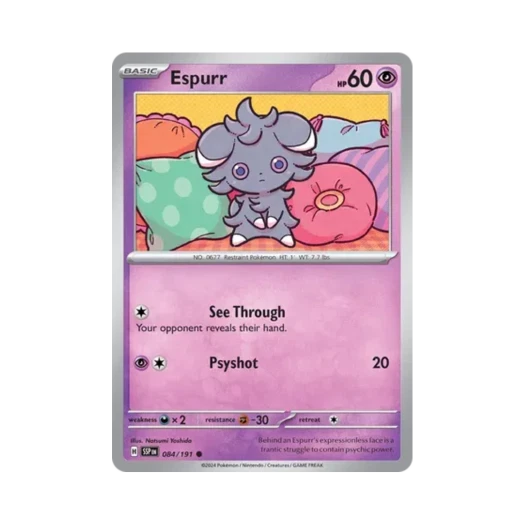 Pokemon TCG Espurr C Surging Sparks (English Ver.)