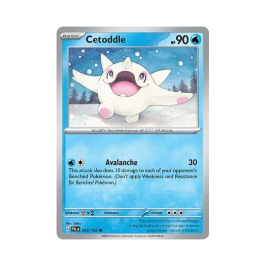 포켓몬 TCG 터벅고래 C 팔데아 이볼브드 (영문판) 카드 이미지