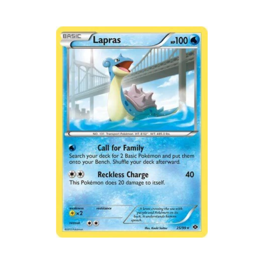 포켓몬 TCG 라프라스 R 넥스트 데스티니스 (영문판)