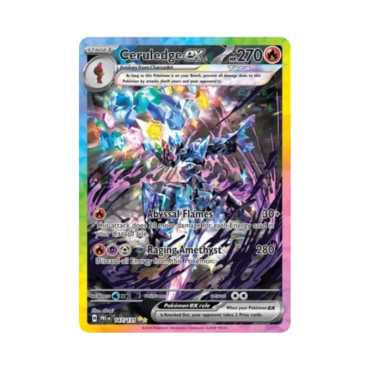 Pokemon TCG Ceruledge ex SIR Prismatic Evolutions (English Ver.)