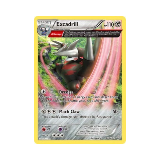 Pokemon TCG Excadrill RH Primal Clash (English Ver.)