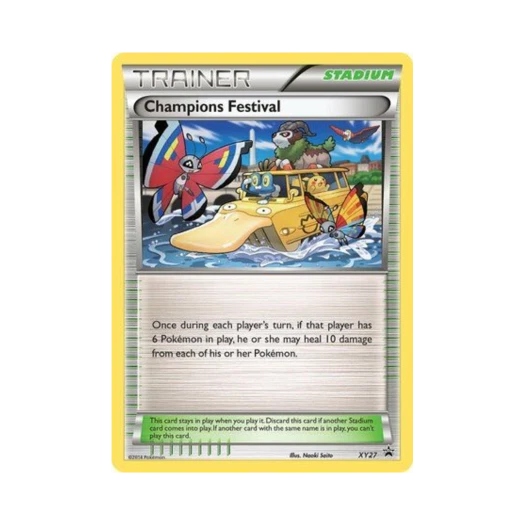 포켓몬 TCG 챔피언스 페스티벌 P XY 프로모 카드 (영문판)