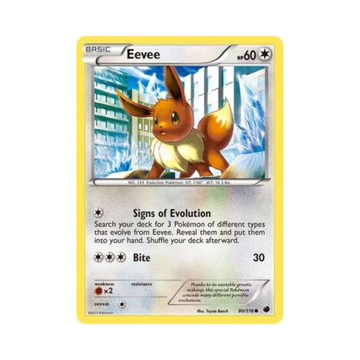 포켓몬 TCG 이브이 C 플라스마 프리즈 (영문판)
