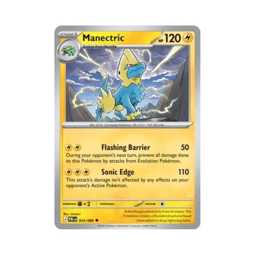 Pokemon TCG Manectric U Pitch Black (English Ver.)