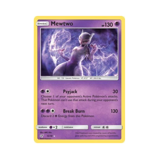 Pokemon TCG Mewtwo RU Detective Pikachu (English Ver.)