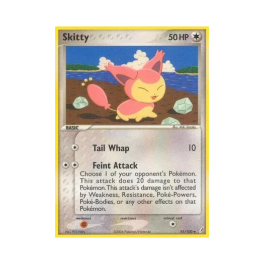 Pokemon TCG Skitty U EX Crystal Guardians (English Ver.)