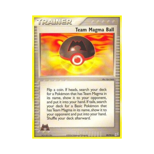포켓몬 TCG 마그마단 볼 U EX 마그마단 vs 아쿠아단 (영문판)
