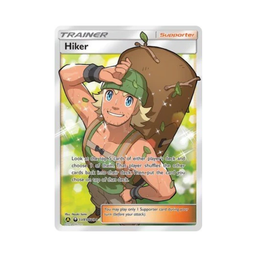 Pokemon TCG Hiker RU Hidden Fates (English Ver.)
