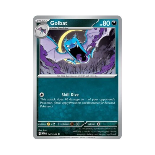 Pokemon TCG Golbat U Scarlet & Violet 151 (English Ver.)