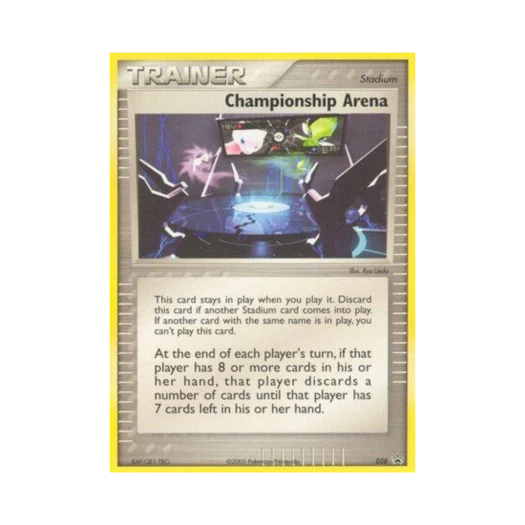포켓몬 TCG 챔피언쉽 아레나 P 닌텐도 프로모카드 (영문판)