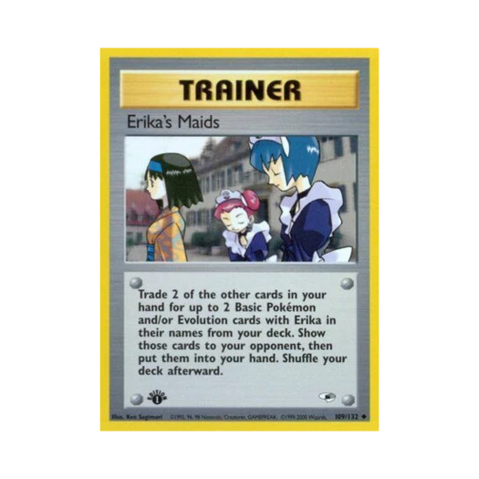 Pokemon TCG Erika's Maids U Gym Heroes (English Ver.)