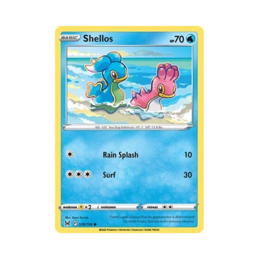 Pokemon TCG Shellos C Lost Origin (English Ver.)