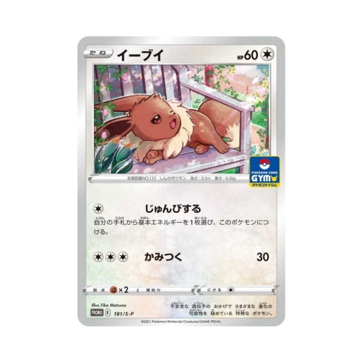 포켓몬 TCG 이브이 P 소드&실드 프로모 카드 (일어판)