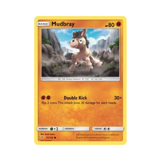 Pokemon TCG Mudbray C Guardians Rising (English Ver.)