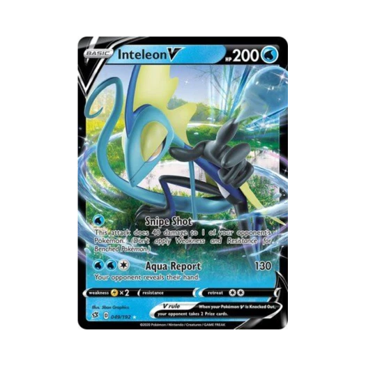 포켓몬 TCG 인텔리레온 V HRV 레벌 크래시 (영문판)