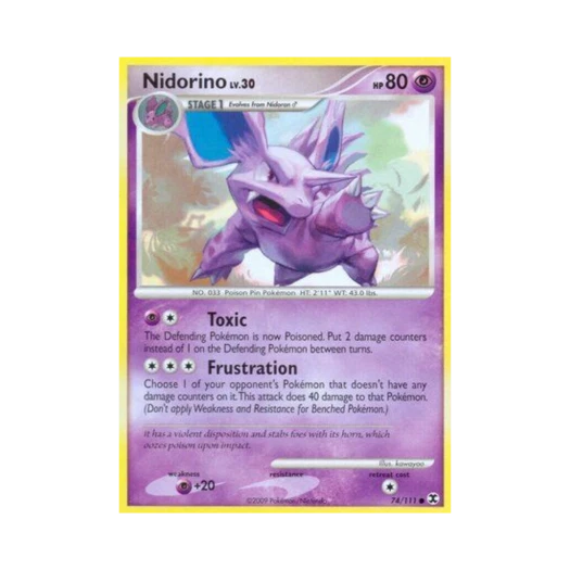 포켓몬 TCG 니드리노 C 라이징 라이벌스 (영문판)