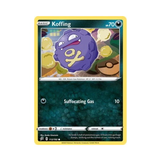 포켓몬 TCG 또가스 C 레벌 크래시 (영문판)