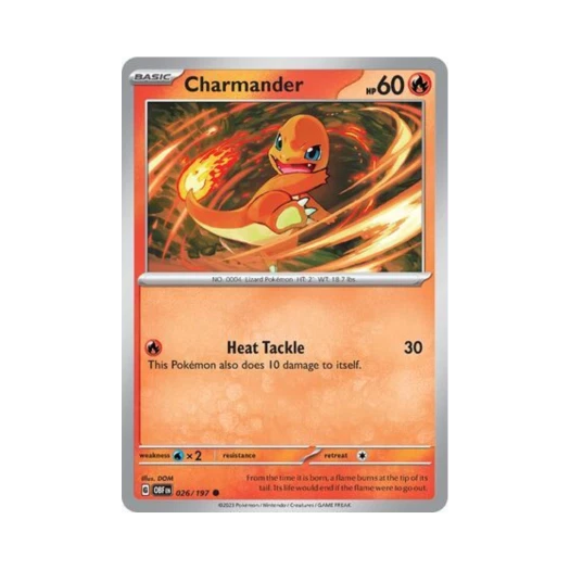 Pokemon TCG Charmander C Obsidian Flames (English Ver.)