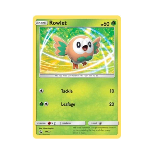 Pokemon TCG Rowlet P Sun & Moon Promos (English Ver.)