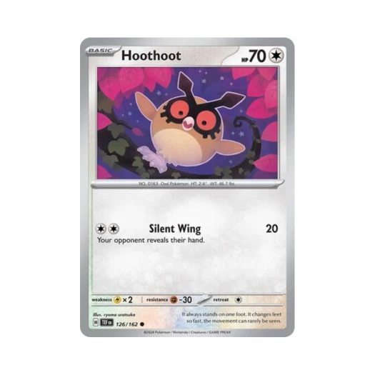 Pokemon TCG Hoothoot C Temporal Forces (English Ver.)
