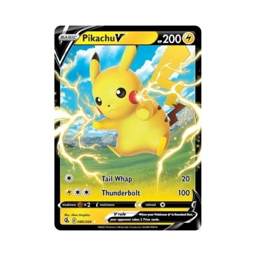 포켓몬 TCG 피카츄 V HRV 퓨전 스트라이크 (영문판)