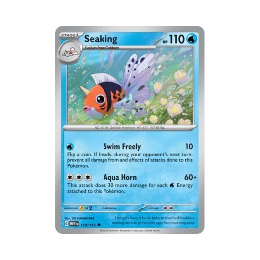 Pokemon TCG Seaking U Scarlet & Violet 151 (English Ver.)
