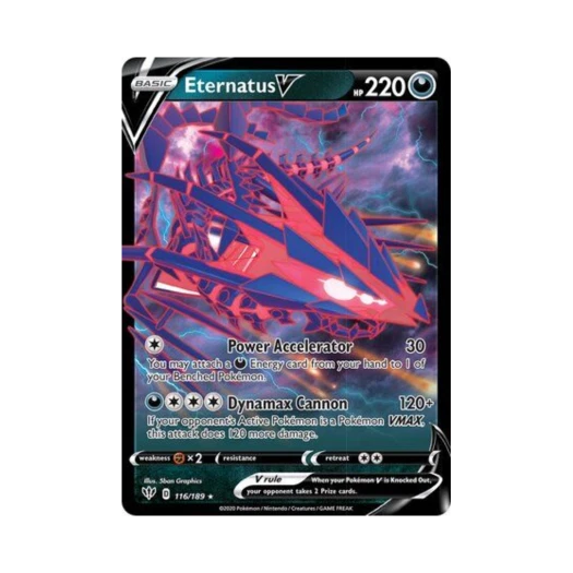 포켓몬 TCG 무한다이노 V HRV 다크니스 어블레이즈 (영문판)