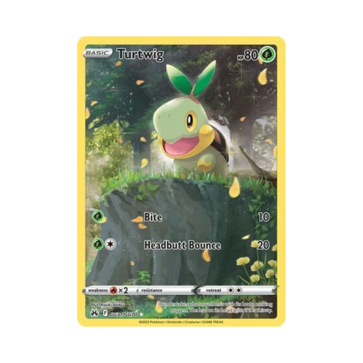 포켓몬 TCG 모부기 R 크라운 제니스 (영문판)