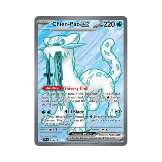 포켓몬 TCG 파오젠 ex UR 팔데아 이볼브드 (영문판)
