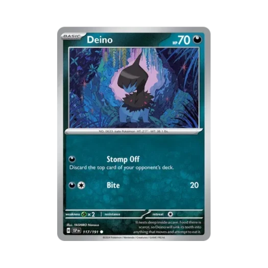 Pokemon TCG Deino C Surging Sparks (English Ver.)