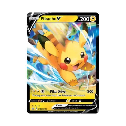 Pokemon TCG Pikachu V P Sword & Shield Promos (English Ver.)
