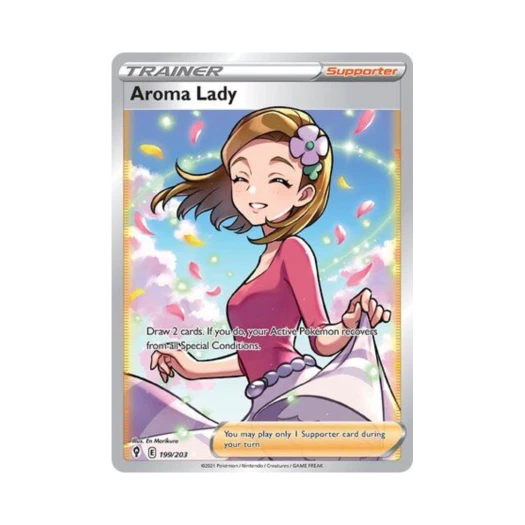 포켓몬 TCG 아로마 아가씨 RU 이볼빙 스카이즈 (영문판)